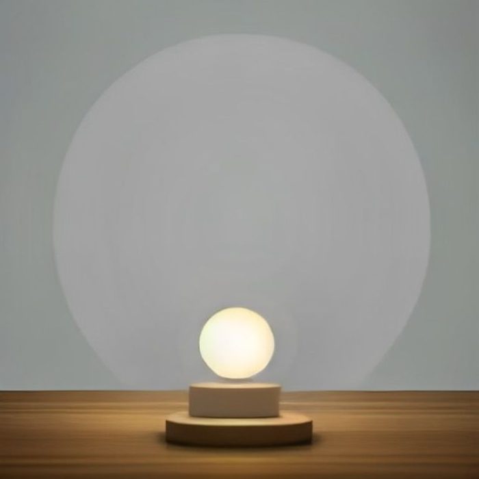 Levitating Orb Lamp with Wireless Charging