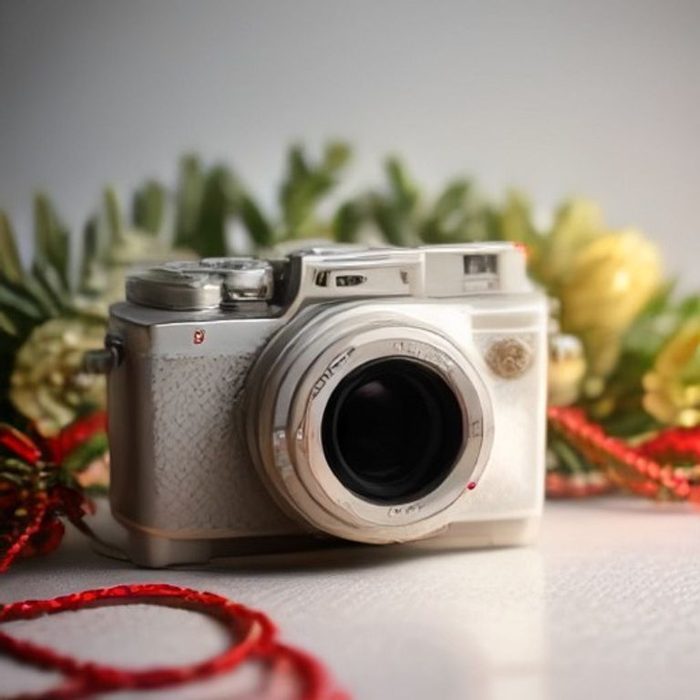 Vintage Christmas Mini Camera